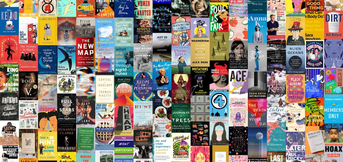 Image of 50 plus book covers