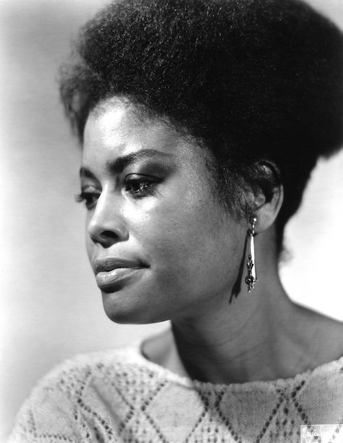 Jazz singer and actress Abbey Lincoln