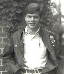 Tom Edwards when he was a student at Ohio University