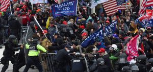 Pro-Trump supporters breeched security and stormed the U.S. Capitol on Jan. 6, 2021. An investigation underway will determine if any off-duty officers were involved in the attack.