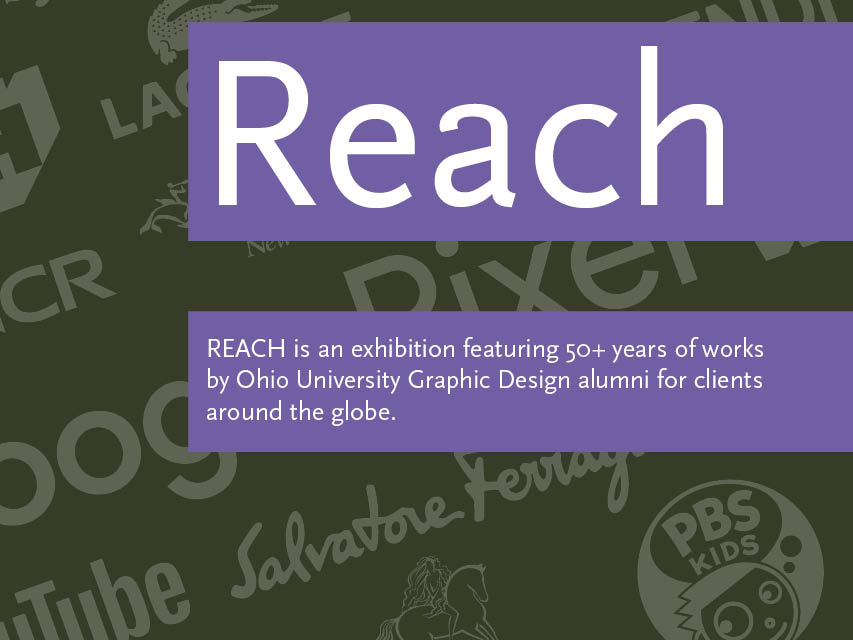 "Reach" graphic design exhibition