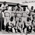 Team photo of kansas city monarchs baseball club