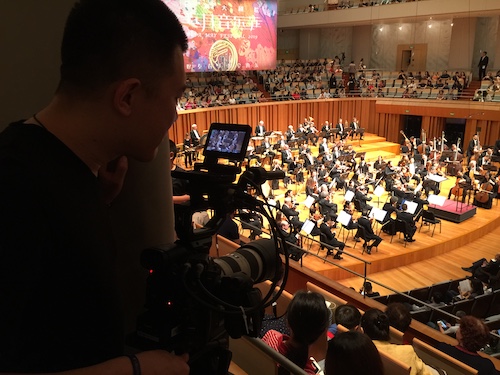 2019, Filming the 2019 China tour at the National Centre for the Performing Arts.