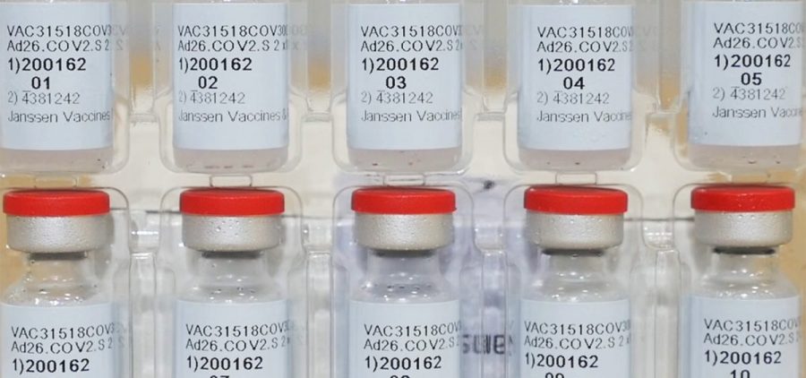 This Dec. 2, 2020, file photo provided by Johnson & Johnson shows vials of the COVID-19 vaccine in the United States.