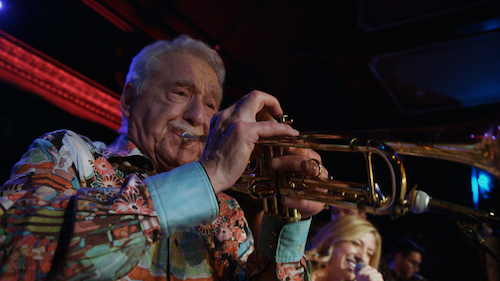 Doc Severinsen performs in his nineties at New York City's The Cutting Room in 2018.