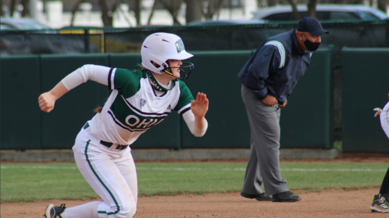 Ohio Softball opened up a four-game series on Friday, March 26 with a doubleheader against Western Michigan (Photo: Nick Viland/WOUB)