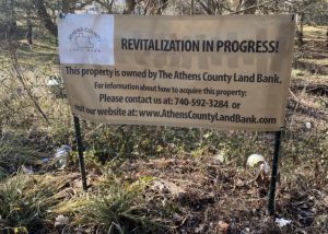 A property in Nelsonville listed for sale by the Athens County Land Bank.