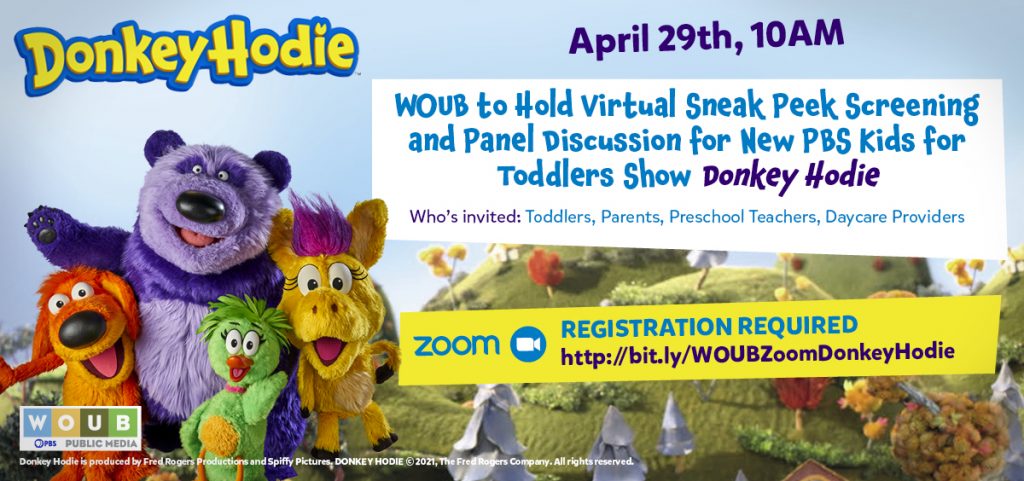 WOUB to Hold Virtual Sneak Peek Screening of New PBS Kids Show Donkey ...