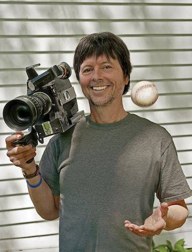 Ken Burns during production of THE TENTH INNING, 2010.