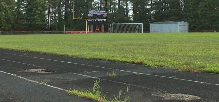 The track at Alexander High School