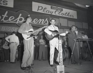 1950s country music band performing