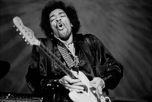 Jimi Hendrix. Photo by Baron Wolman.