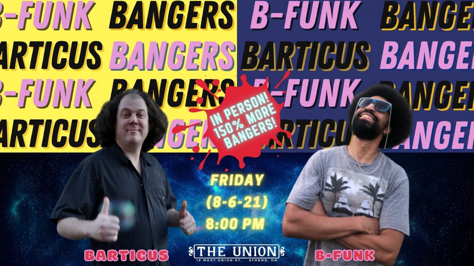 BANGERS With DJ Barticus And DJ B-Funk Goes IRL Aug. 6 - WOUB Public Media