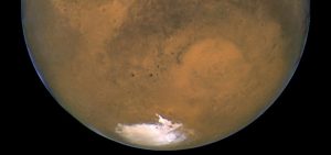 NASA's Hubble Space Telescope took this close-up of the red planet Mars
