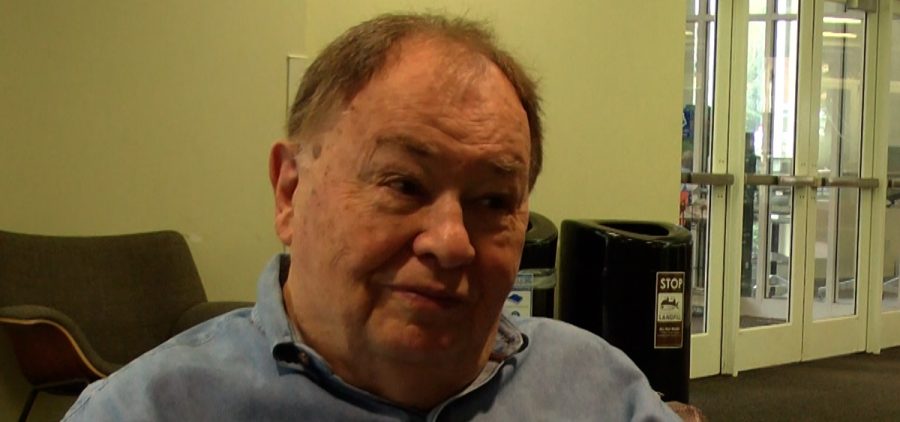 David Newell sitting in a chair