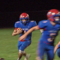 Fort Frye running back moves freely downfield