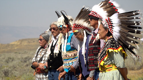 Tribal members pay their respects at Little Chief's reburial