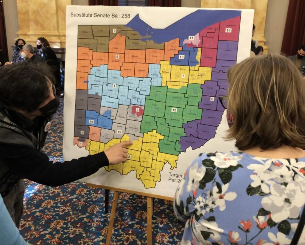 Voter rights advocates scrutinize the Congressional district map proposed by Republican lawmakers.