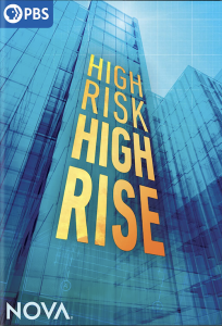 High Rise building with show title overlayed: High Risk High Rise