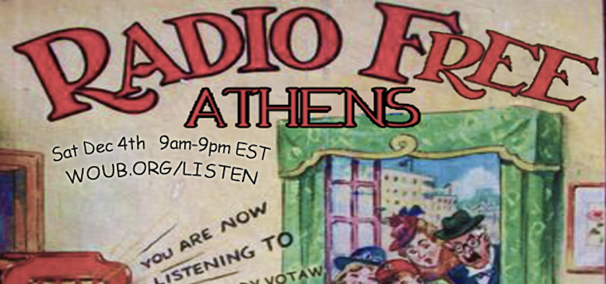 Here's a preview of Radio Free Athens' programming for Dec. 4 - Vimarsana News