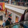 People shop in The Galleria mall in Houston