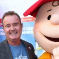Voice actor Peter Robbins and the character he voiced, Charlie Brown, attend a DVD release party in Hollywood, Calif.