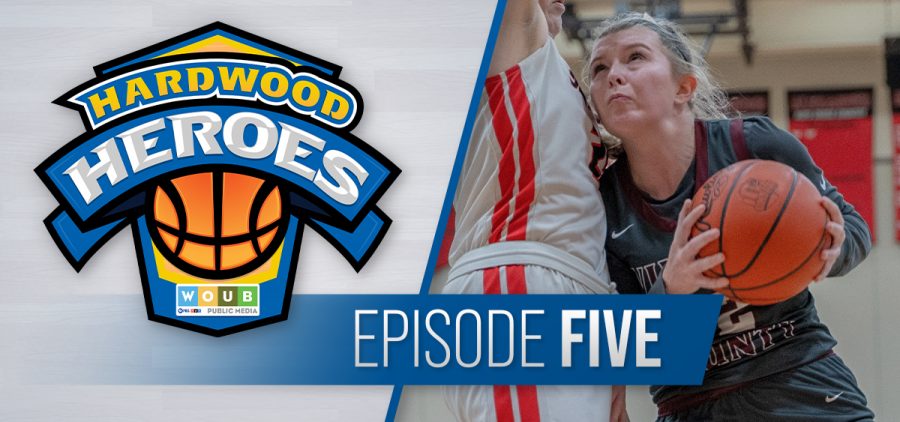 Hardwood Heroes Episode Five. A girl playing basketball