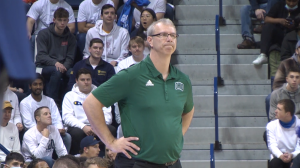 Ohio head coach Jeff Boals looks on in the first half of Ohio's game against Toledo on Feb. 8, 2022.