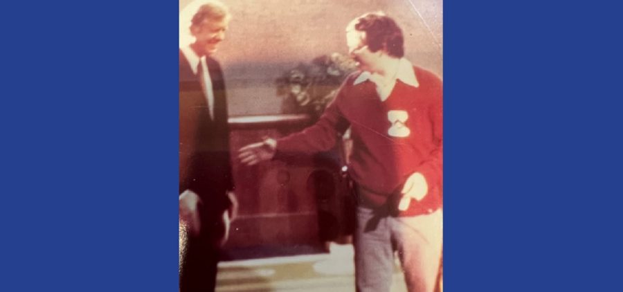Dennis Meyers with President Jimmy Carter