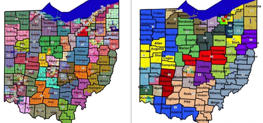 Ohio House and Ohio Senate district maps, drawn by Republicans, approved by the Ohio Redistricting Commission by a vote of 4-3 on February 24, 2022.