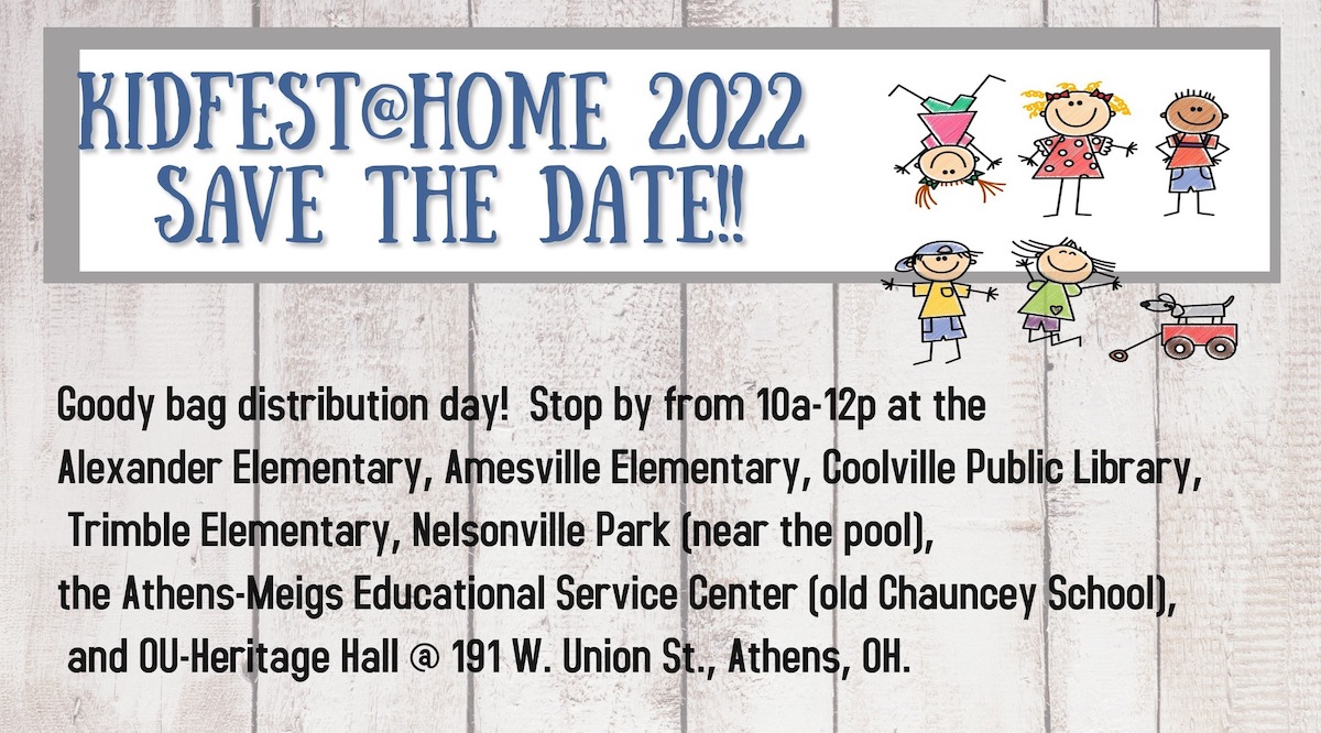 Kidfest at Home 2022 celebrates Athens County's children with a week of