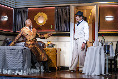 scene from musical "Anything Goes" Two men singing