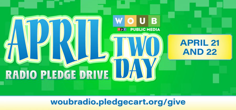 April Two Day Pledge Drive Graphic