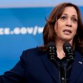 U.S. Vice President Kamala Harris delivers remarks on medical debt in the South Court Auditorium of the White House