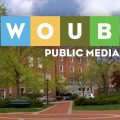WOUB logo and building
