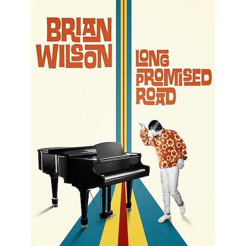 Album cover of Brian Wilson on color rainbow