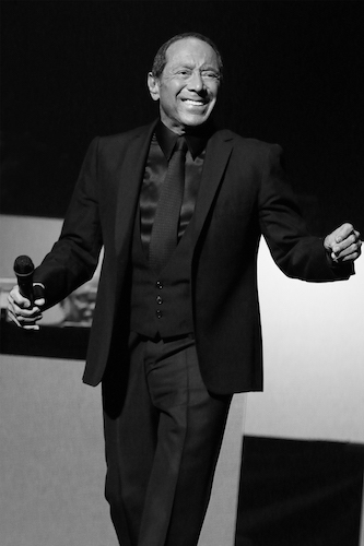 Paul Anka performs in a March 2022 concert.