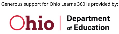 Ohio Learns 360 supported by the Ohio department of education