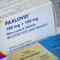 The Pfizer COVID treatment Paxlovid in boxes