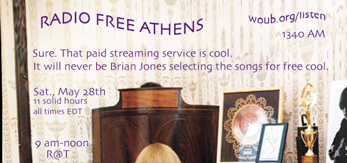 Tune into Radio Free Athens May 28 - WOUB Public Media - Vimarsana News