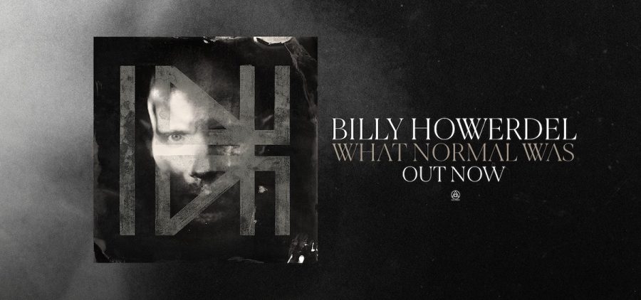 A moody, black and white promotional image for Billy Howerdel's album "What Normal Was."