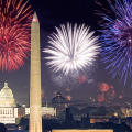 Fireworks over the US Capitol