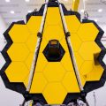 The James Webb Space Telescope (shown here being tested on earth) is expected to reveal some of the most spectacular views of the Universe ever seen.