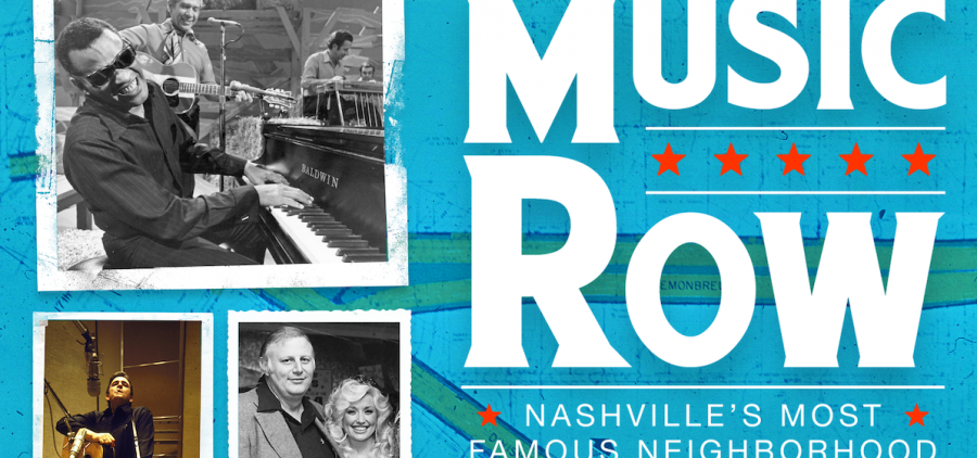 Ray Charles, Johnny Cash and Dolly Parton in ad for Music Row: Nashville's Most Famous Neighborhood
