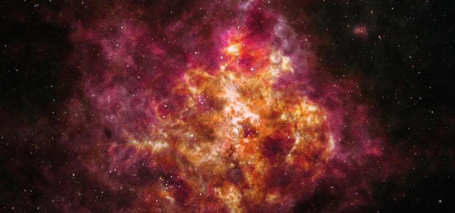 Hubble telescope image of deep space