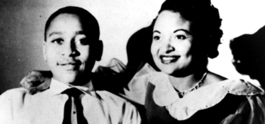 Emmett Till with his mother, Mamie Till, early 1950s.