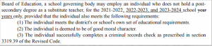 An excerpt from House Bill 583