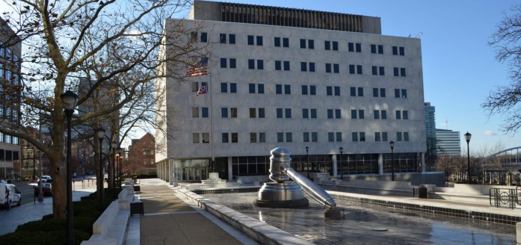 The Ohio Supreme Court building from the outside