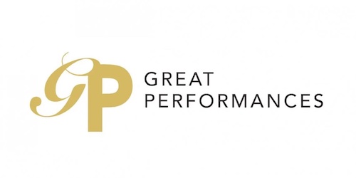 Great Performnaces logo: script gold G and P with great performances text