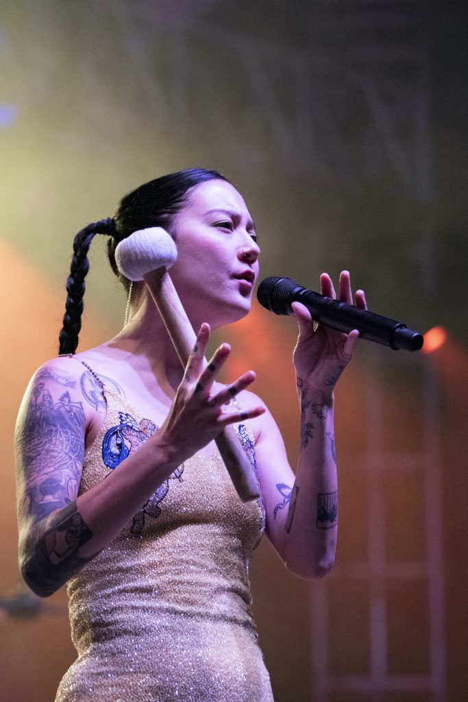 Japanese Breakfast performs on the Snow Fork Stage at the Nelsonville Music Festival on Friday Sept. 2nd, 2022, in Nelsonville, Ohio.